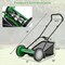 Manganese Steel Push Lawn Mower with Adjustable Height and Rear Bag